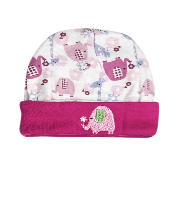 Gorro de Algodón Estampado — FUCSI
