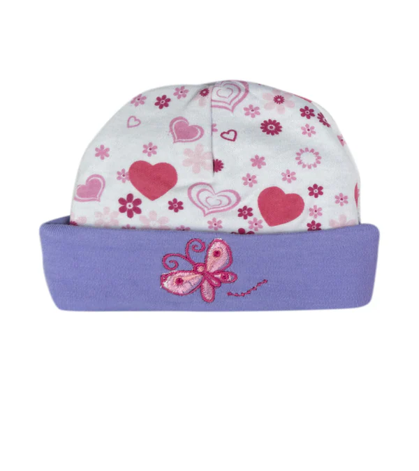 Gorro de Algodón Estampado — LILA