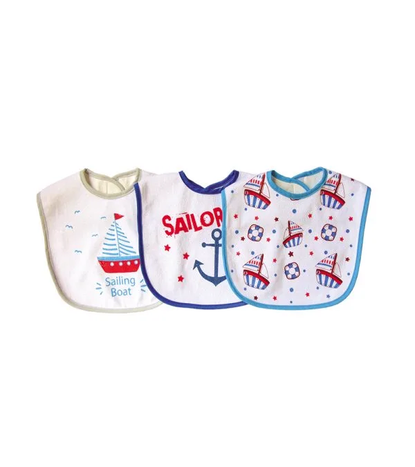 Set de 3 Baberos Impermeables T-XL
