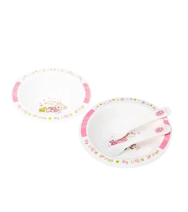 Set de Platos y Cubiertos para Bebé