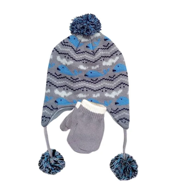 Set de Gorro y Guantes de Invierno