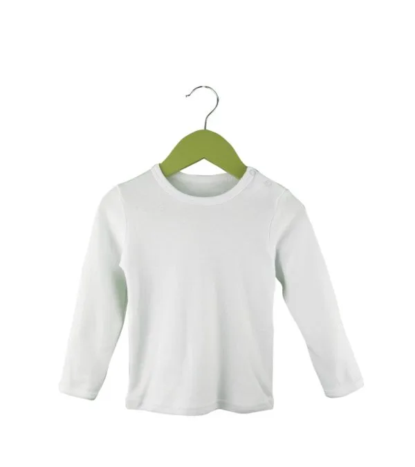 Camiseta Lisa de Algodón — BLANC