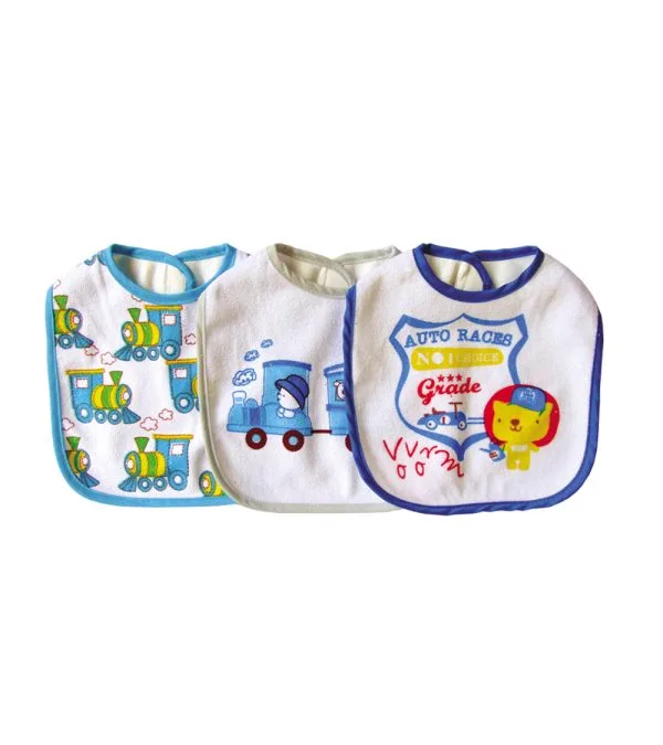 Set de 3 Baberos Impermeables T-L