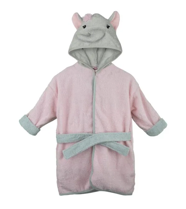 Bata de Baño Bebé Rosado