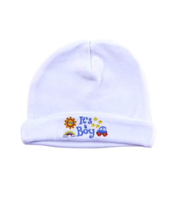 Gorro de Algodón Liso 0-3m