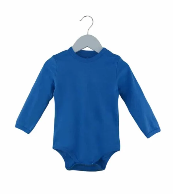 Body Liso Para Bebé — AZUL