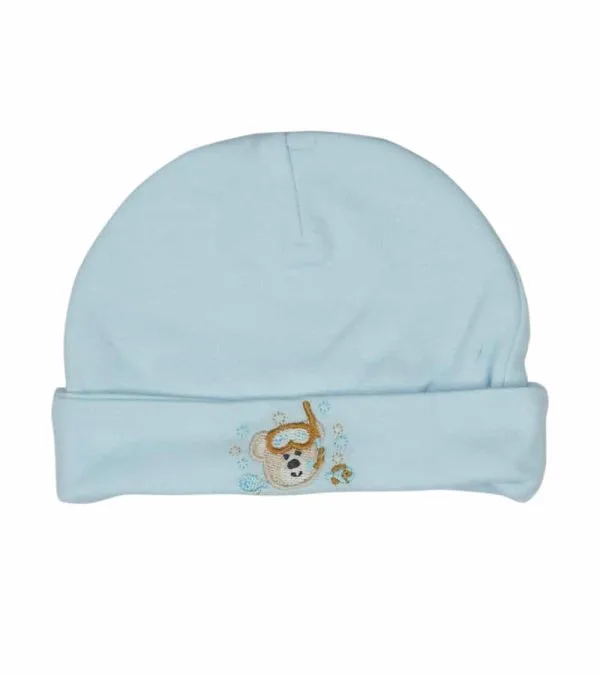 Gorro de Algodón Liso 3-6m