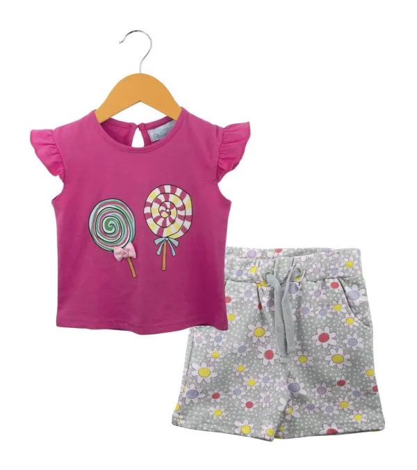 Conjunto de Short y Polera Candy