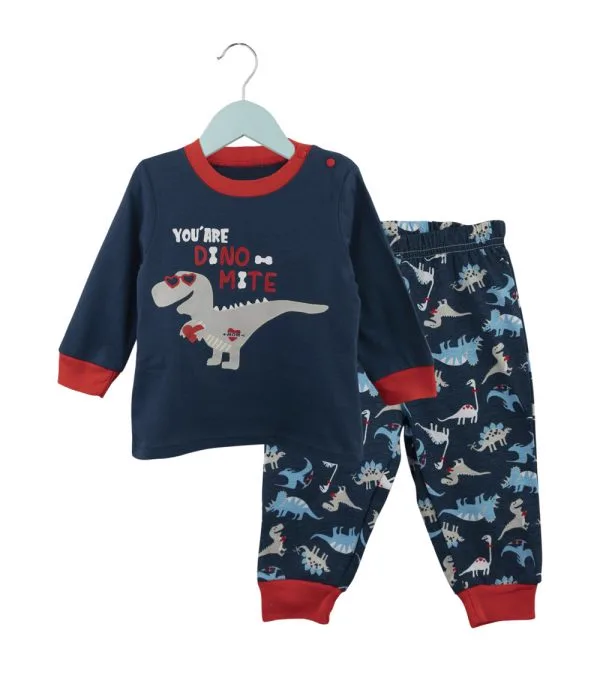 Pijama de Algodón Dino
