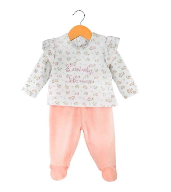 Conjunto de Plush Floral