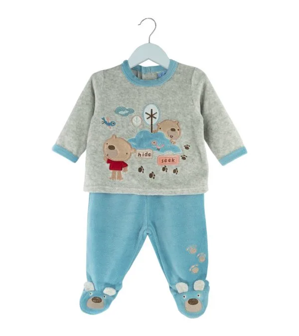Traje de 2 Piezas Bear Gris