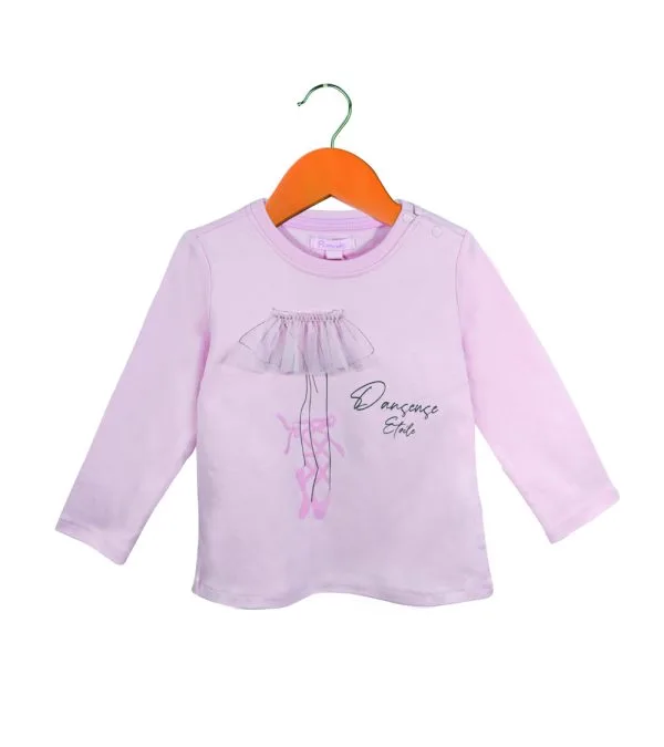 Polera Manga Larga Niña Tutu