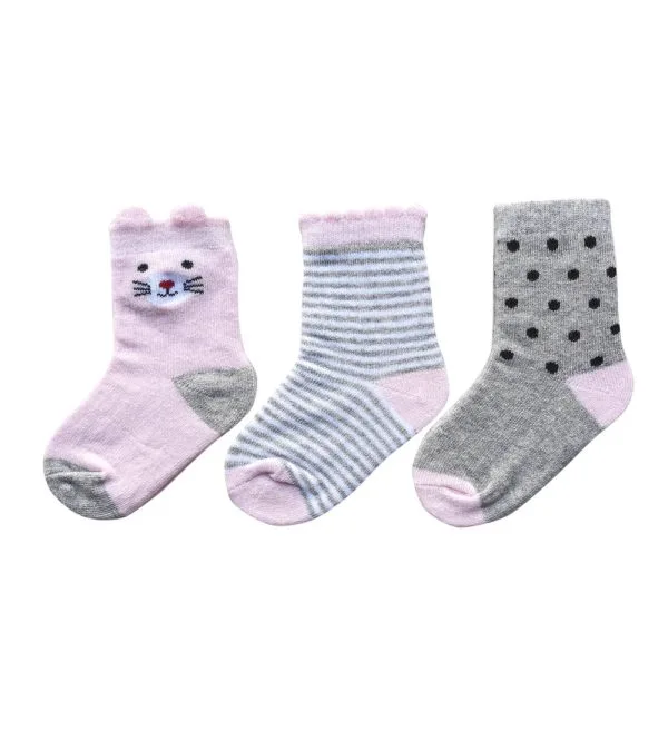 Set 3 Pares de Calcetines Niña