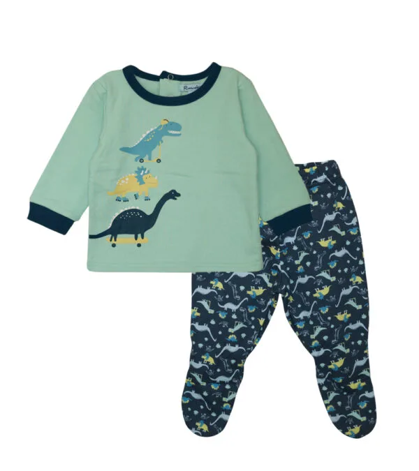 Pijama Franela de Dinosaurio