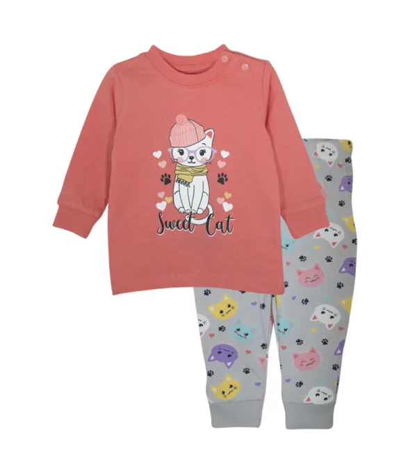 Pijama de Algodón Sweet Cat