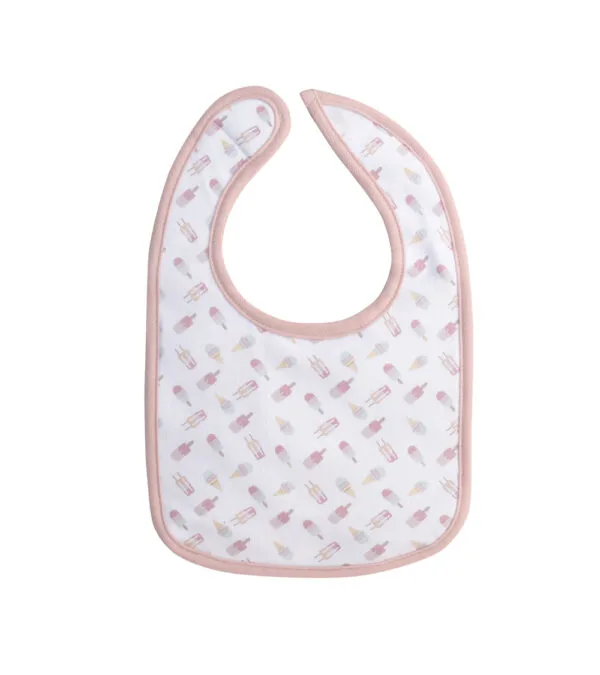 Set de 2 Baberos Impermeables Rosa opción 3
