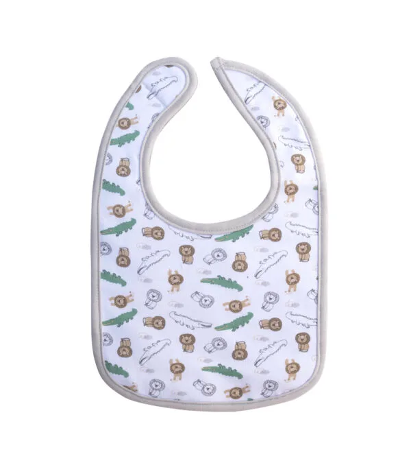 Set de 2 Baberos Impermeables Gris opción 3