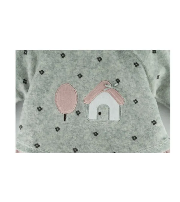 Traje de 2 Piezas Quilted Gris opción 2