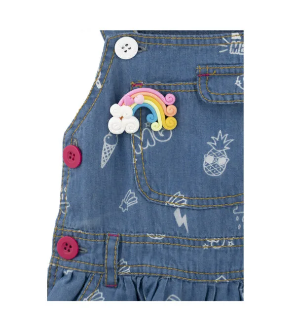 Vestido de Jeans Estampado opción 2