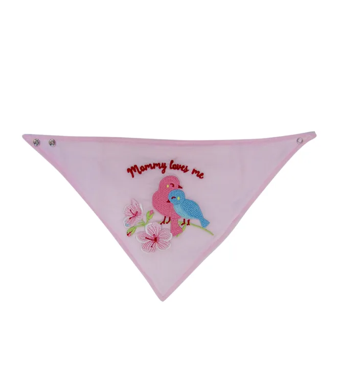 Set de babero Bandana Rosa opción 2