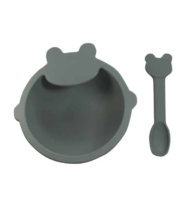 Set De Plato y Cuchara Silicona opción 3