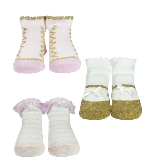 Set 3 Pares de Calcetines en Caja Bebé