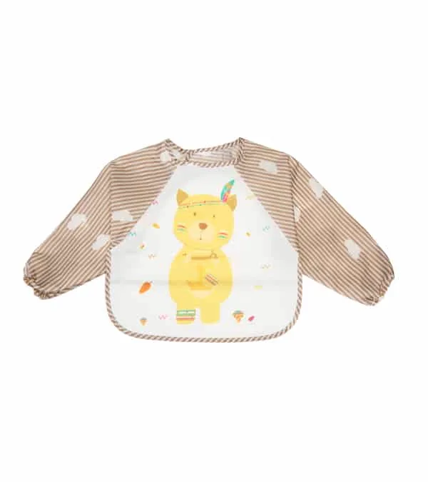 Babero Manga Larga 0-6m — ROJO