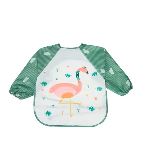 Babero Manga Larga 6-12M — VERDE