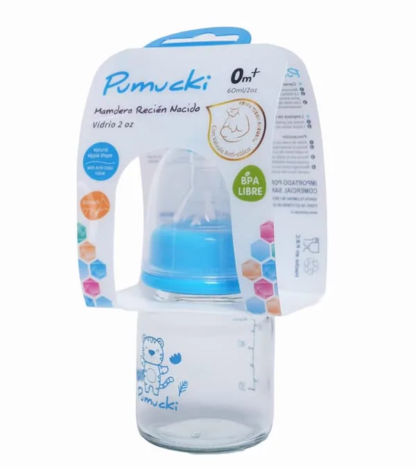 Mamadera Recién Nacido Vidrio 2Oz opción 5
