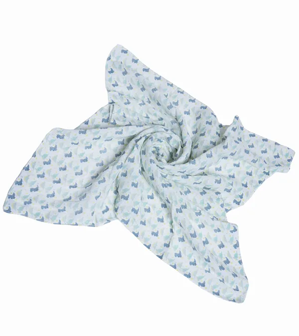 Set de 3 Pañales de Algodón Azul opción 5