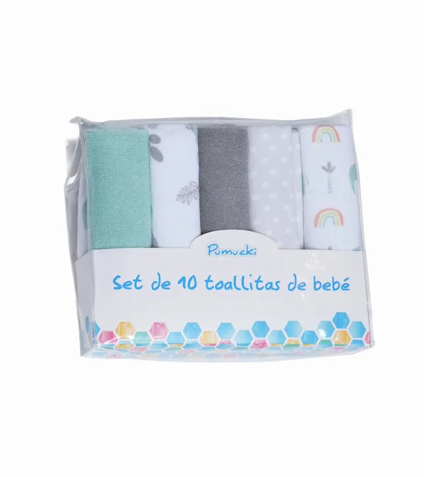 Set de Toallitas de Limpieza Unisex