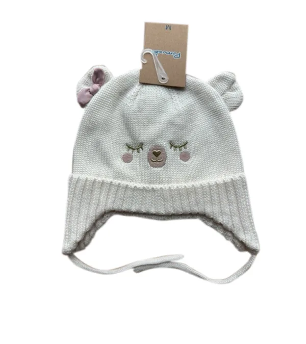 Gorro Forrado Rosa Para Bebé opción 2