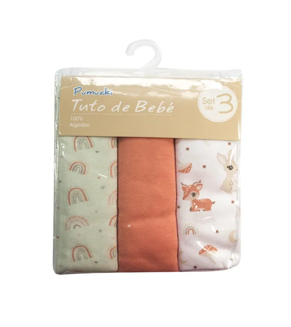 Set de 3 Tutos de Algodón opción 4