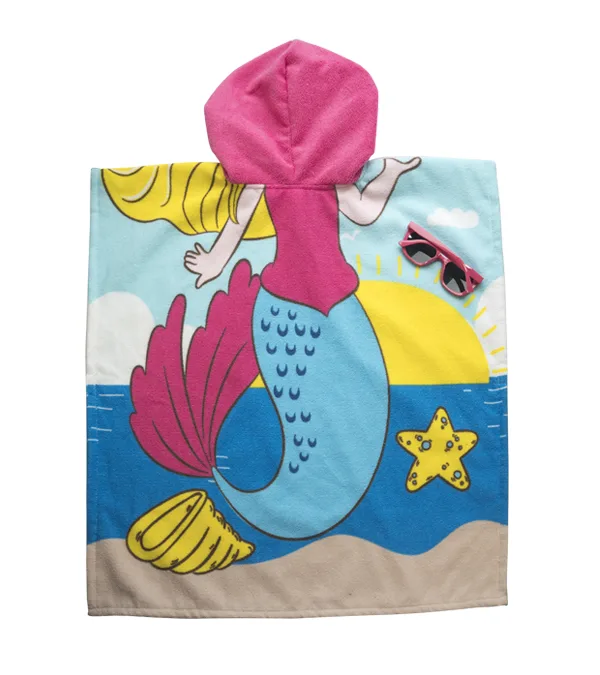 Set  de Poncho de Toalla con Lentes de Sol Sirena opción 2