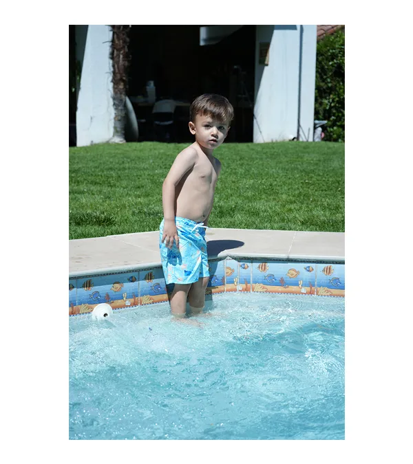 Short de Baño Celeste