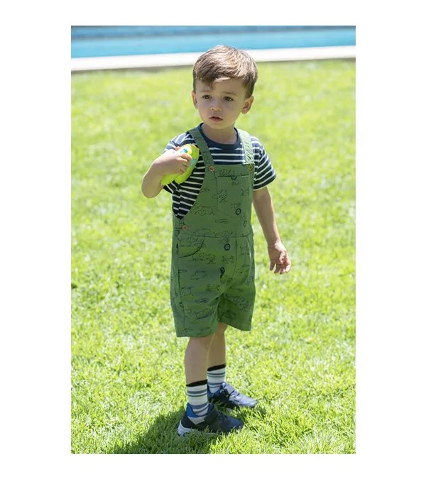 Jardinera Verde con Polera