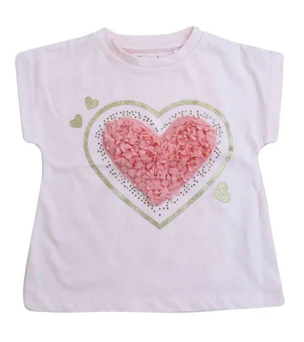 Polera Manga Corta Corazón