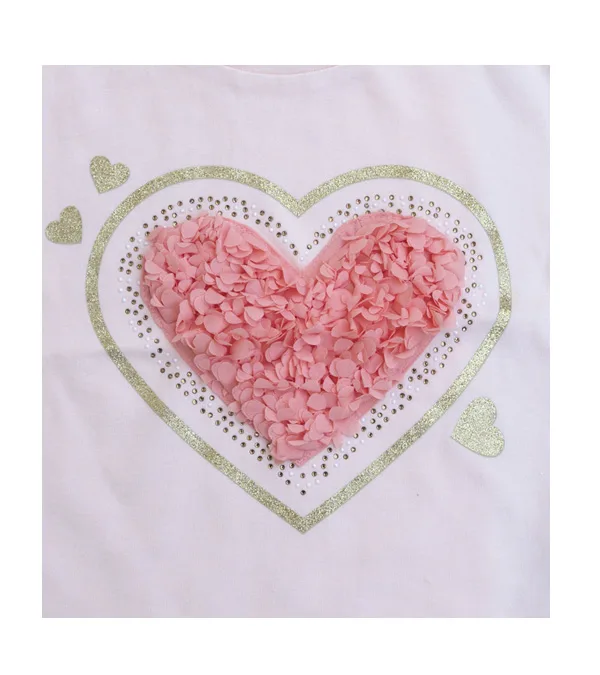 Polera Manga Corta Corazón foto 2
