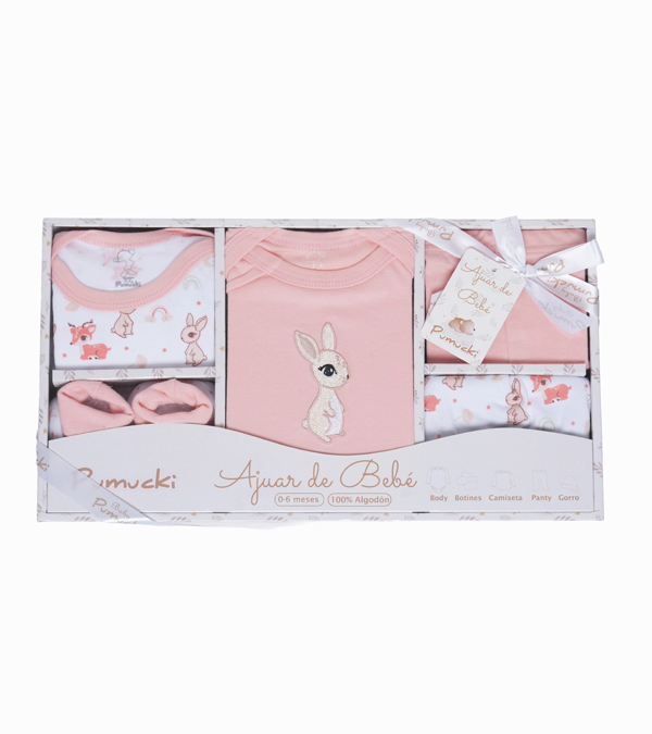 Ajuar Ropa Interior Rosa - Imagen 7