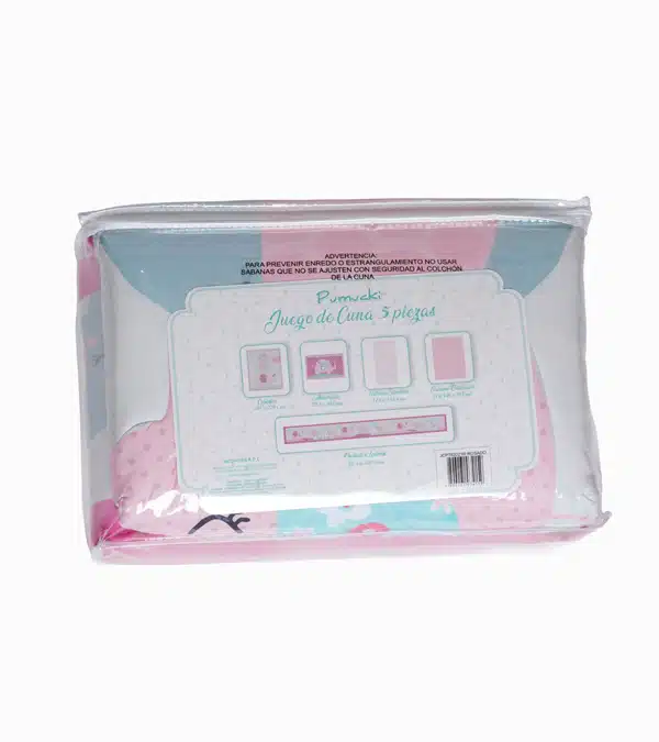 Ajuar de Cuna 5 Piezas Niña - Imagen 4