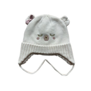 Gorro Forrado Rosa Para Bebé