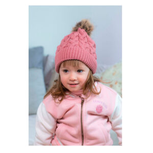Gorro Invierno con Pompón Rosa